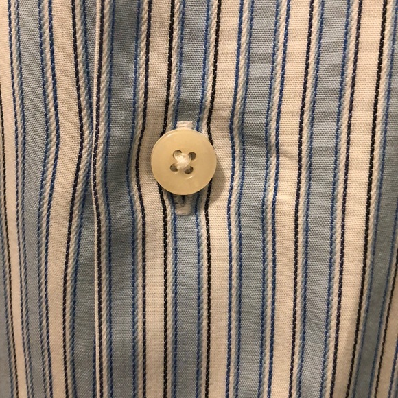 PERRY ELLIS SHORT SLEEVE DRESS BUTTON DOWN SHIRT - Picture 6 of 8